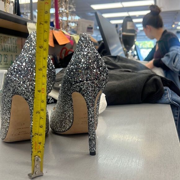 Beautiful Shimmery Jimmy Choo pumps - Picture 9 of 9